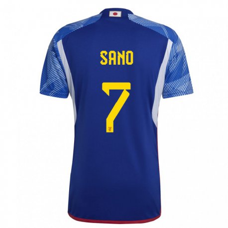 Kandiny Niño Camiseta Japón Kodai Sano #7 Azul Real 1ª Equipación 22-24 La Camisa Chile