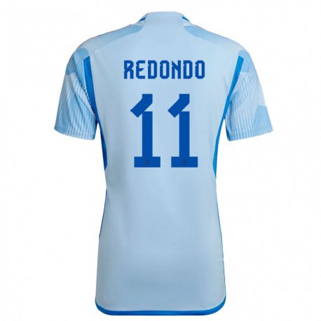 Kandiny Niño Camiseta España Alba Redondo #11 Cielo Azul 2ª Equipación 22-24 La Camisa Chile
