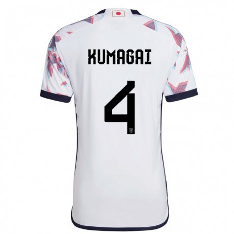 Kandiny Niño Camiseta Japón Saki Kumagai #4 Blanco 2ª Equipación 22-24 La Camisa Chile