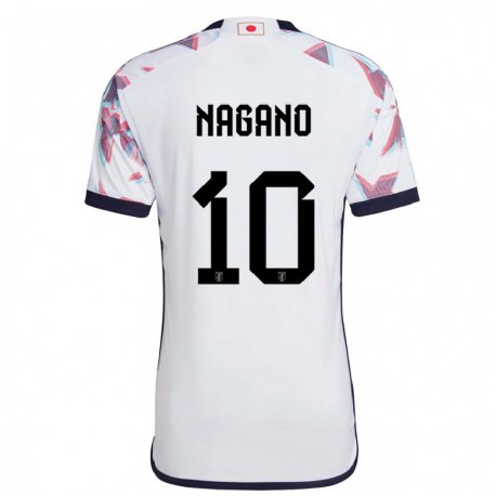 Kandiny Niño Camiseta Japón Fuka Nagano #10 Blanco 2ª Equipación 22-24 La Camisa Chile