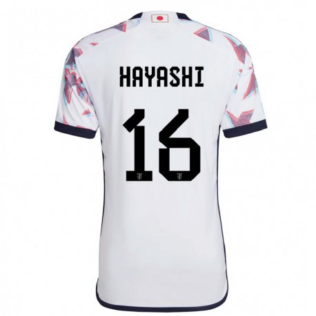 Kandiny Niño Camiseta Japón Honoka Hayashi #16 Blanco 2ª Equipación 22-24 La Camisa Chile