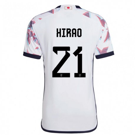 Kandiny Niño Camiseta Japón Chika Hirao #21 Blanco 2ª Equipación 22-24 La Camisa Chile