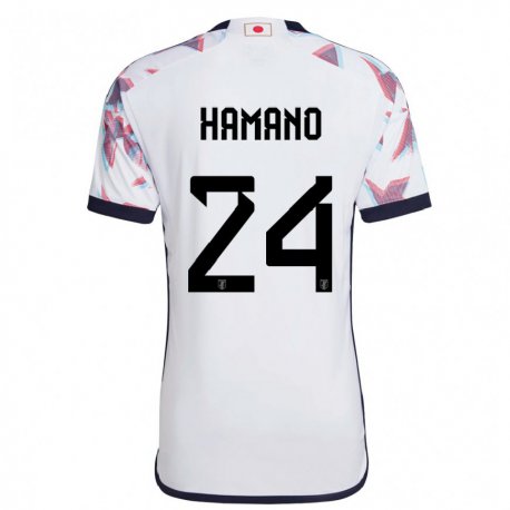 Kandiny Niño Camiseta Japón Maika Hamano #24 Blanco 2ª Equipación 22-24 La Camisa Chile