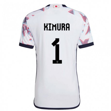 Kandiny Niño Camiseta Japón Ryoya Kimura #1 Blanco 2ª Equipación 22-24 La Camisa Chile