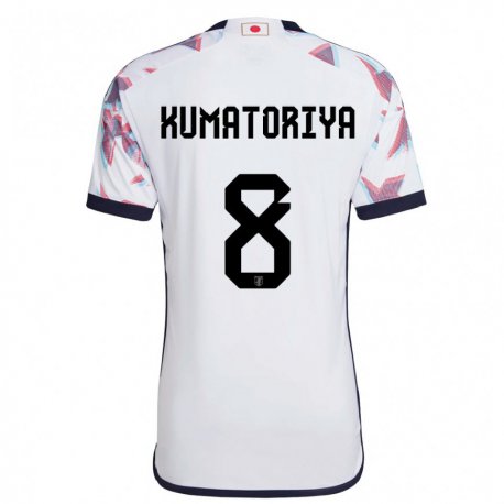 Kandiny Niño Camiseta Japón Issei Kumatoriya #8 Blanco 2ª Equipación 22-24 La Camisa Chile