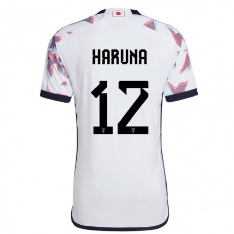 Kandiny Niño Camiseta Japón Ryusei Haruna #12 Blanco 2ª Equipación 22-24 La Camisa Chile