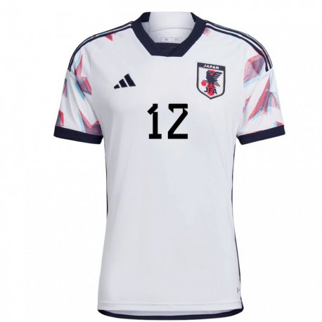 Kandiny Niño Camiseta Japón Ryusei Haruna #12 Blanco 2ª Equipación 22-24 La Camisa Chile