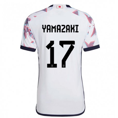 Kandiny Niño Camiseta Japón Taishin Yamazaki #17 Blanco 2ª Equipación 22-24 La Camisa Chile
