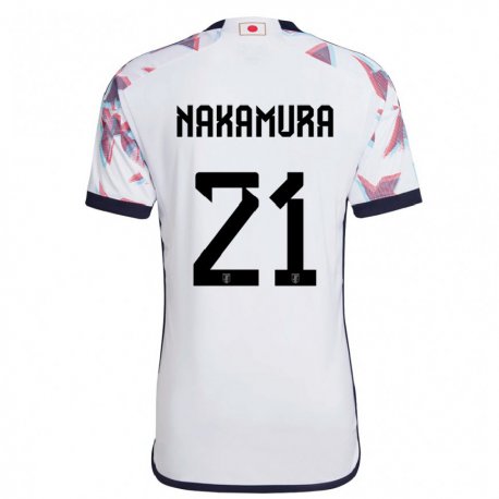Kandiny Niño Camiseta Japón Jiro Nakamura #21 Blanco 2ª Equipación 22-24 La Camisa Chile