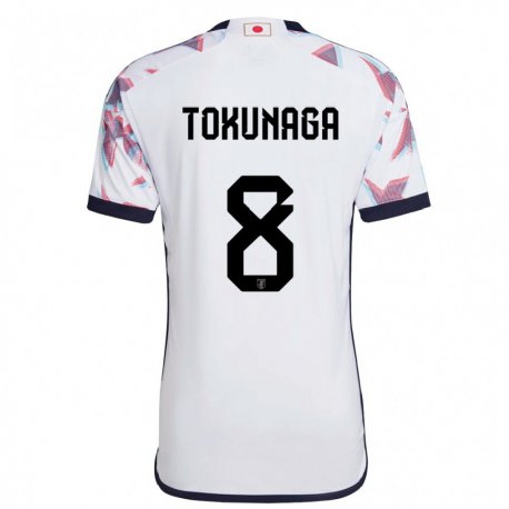 Kandiny Niño Camiseta Japón Ryo Tokunaga #8 Blanco 2ª Equipación 22-24 La Camisa Chile