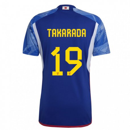 Kandiny Hombre Camiseta Japón Saori Takarada #19 Azul Real 1ª Equipación 22-24 La Camisa Chile