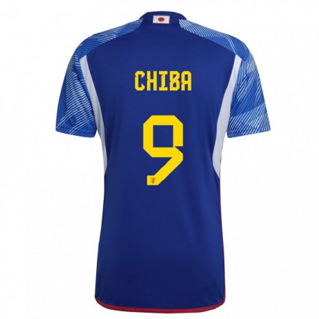Kandiny Hombre Camiseta Japón Kanta Chiba #9 Azul Real 1ª Equipación 22-24 La Camisa Chile