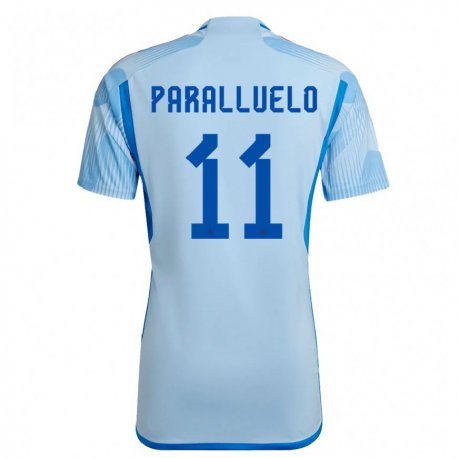 Hombre Camiseta España Marco Asensio #10 Cielo Azul 2ª Equipación 22-24 La  Camisa Argentina