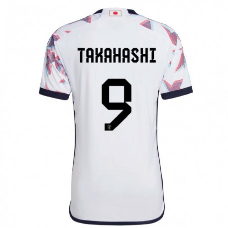 Kandiny Hombre Camiseta Japón Hikaru Takahashi #9 Blanco 2ª Equipación 22-24 La Camisa Chile