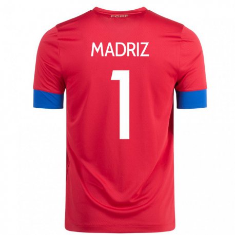 Kandiny Mujer Camiseta Costa Rica Abraham Madriz #1 Rojo 1ª Equipación 22-24 La Camisa Chile