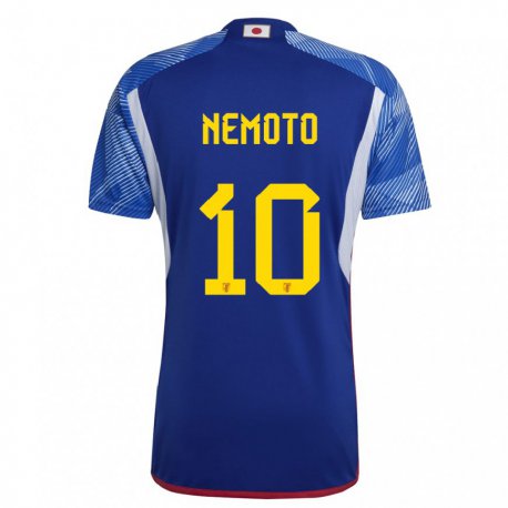 Kandiny Mujer Camiseta Japón Kotaro Nemoto #10 Azul Real 1ª Equipación 22-24 La Camisa Chile