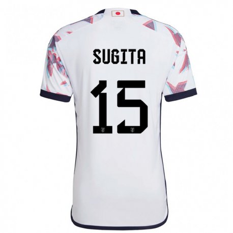 Kandiny Mujer Camiseta Japón Hina Sugita #15 Blanco 2ª Equipación 22-24 La Camisa Chile