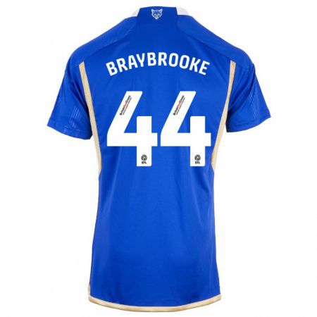 Kandiny Niño Camiseta Sammy Braybrooke #44 Azul 1ª Equipación 2023/24 La Camisa Chile
