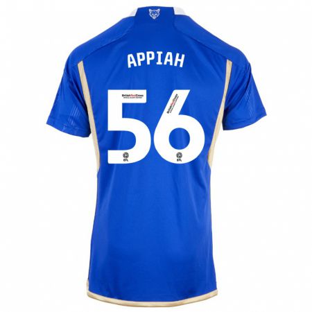 Kandiny Niño Camiseta Paul Appiah #56 Azul 1ª Equipación 2023/24 La Camisa Chile