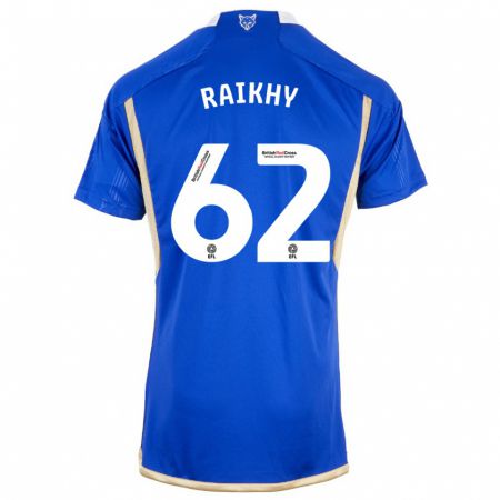 Kandiny Niño Camiseta Arjan Raikhy #62 Azul 1ª Equipación 2023/24 La Camisa Chile