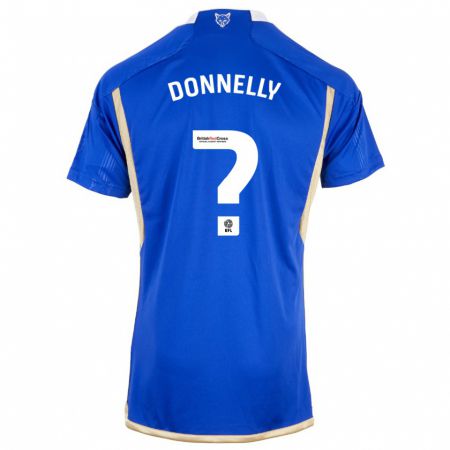 Kandiny Niño Camiseta Ryan Donnelly #0 Azul 1ª Equipación 2023/24 La Camisa Chile