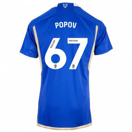Kandiny Niño Camiseta Chris Popov #67 Azul 1ª Equipación 2023/24 La Camisa Chile