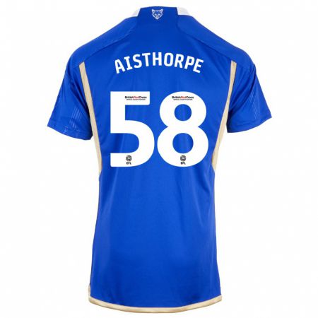 Kandiny Niño Camiseta Bailey Aisthorpe #58 Azul 1ª Equipación 2023/24 La Camisa Chile