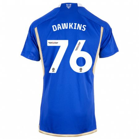 Kandiny Niño Camiseta Kartell Dawkins #76 Azul 1ª Equipación 2023/24 La Camisa Chile