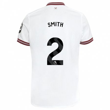 Kandiny Niño Camiseta Kirsty Smith #2 Blanco 2ª Equipación 2023/24 La Camisa Chile