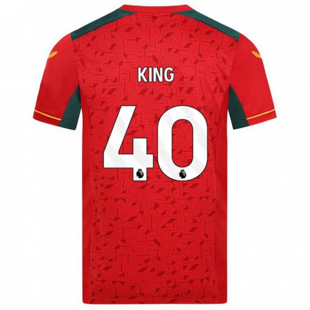 Kandiny Niño Camiseta Tom King #40 Rojo 2ª Equipación 2023/24 La Camisa Chile