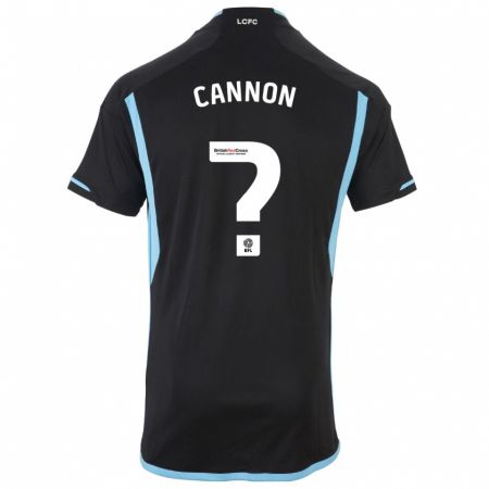 Kandiny Niño Camiseta Thomas Cannon #0 Negro 2ª Equipación 2023/24 La Camisa Chile
