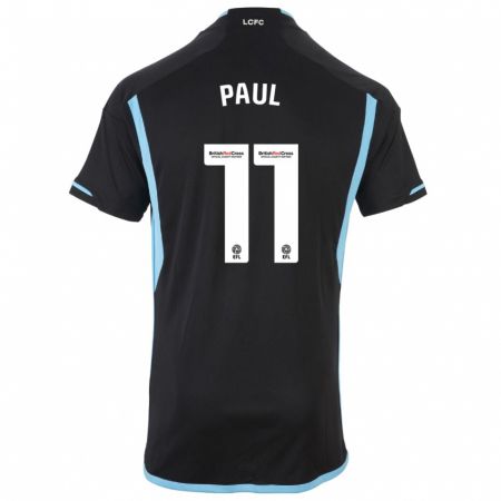 Kandiny Niño Camiseta Lachante Paul #11 Negro 2ª Equipación 2023/24 La Camisa Chile