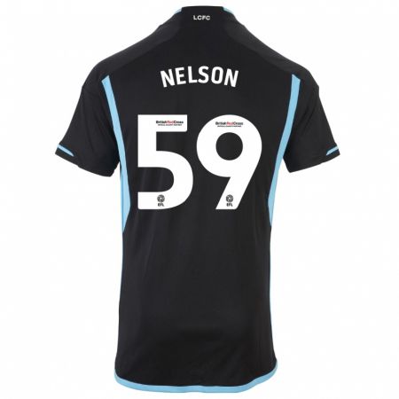 Kandiny Niño Camiseta Ronny Nelson #59 Negro 2ª Equipación 2023/24 La Camisa Chile
