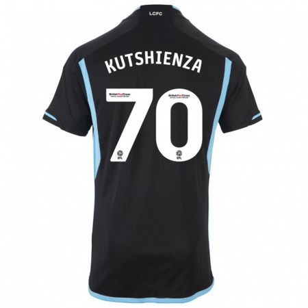 Kandiny Niño Camiseta Jesper Kutshienza #70 Negro 2ª Equipación 2023/24 La Camisa Chile