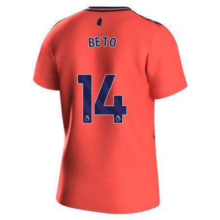 Kandiny Niño Camiseta Beto #14 Coralino 2ª Equipación 2023/24 La Camisa Chile
