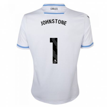 Kandiny Niño Camiseta Sam Johnstone #1 Blanco 2ª Equipación 2023/24 La Camisa Chile