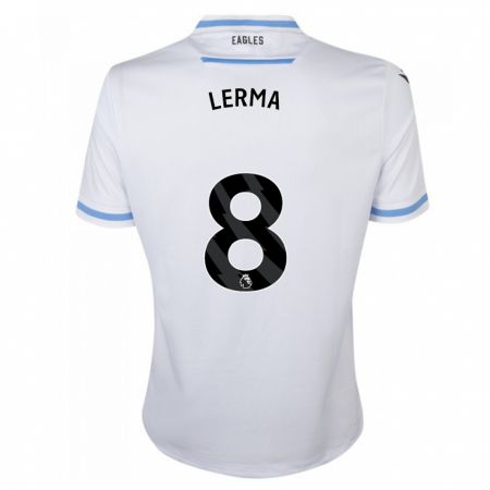 Kandiny Niño Camiseta Jefferson Lerma #8 Blanco 2ª Equipación 2023/24 La Camisa Chile