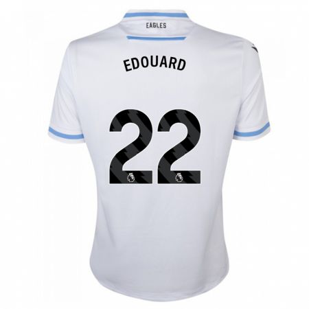 Kandiny Niño Camiseta Odsonne Edouard #22 Blanco 2ª Equipación 2023/24 La Camisa Chile