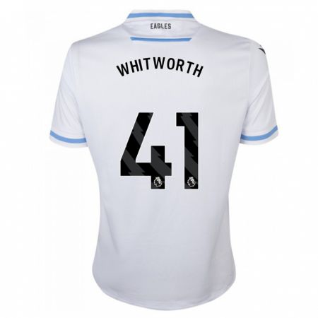 Kandiny Niño Camiseta Joe Whitworth #41 Blanco 2ª Equipación 2023/24 La Camisa Chile