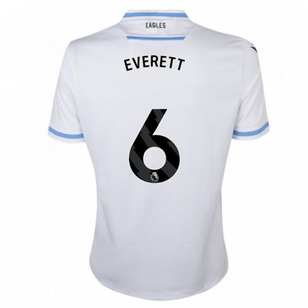 Kandiny Niño Camiseta Aimee Everett #6 Blanco 2ª Equipación 2023/24 La Camisa Chile