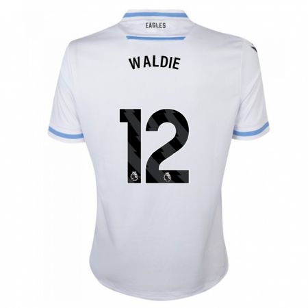 Kandiny Niño Camiseta Lizzie Waldie #12 Blanco 2ª Equipación 2023/24 La Camisa Chile