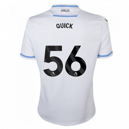 Kandiny Niño Camiseta Daniel Quick #56 Blanco 2ª Equipación 2023/24 La Camisa Chile