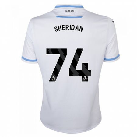 Kandiny Niño Camiseta Joe Sheridan #74 Blanco 2ª Equipación 2023/24 La Camisa Chile
