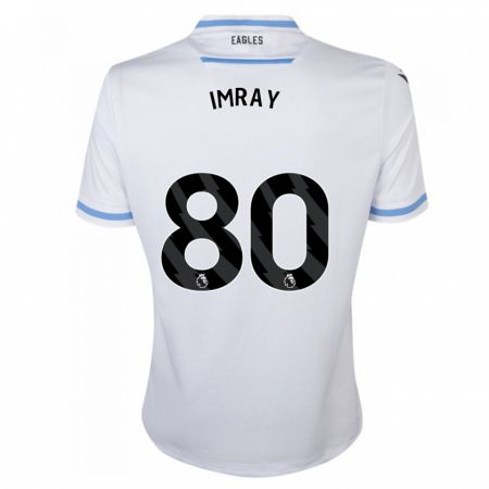 Kandiny Niño Camiseta Danny Imray #80 Blanco 2ª Equipación 2023/24 La Camisa Chile