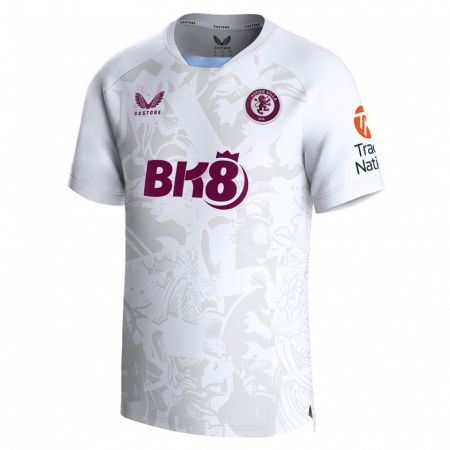 Kandiny Niño Camiseta Aaron Ramsey #40 Blanco 2ª Equipación 2023/24 La Camisa Chile
