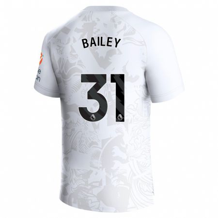 Kandiny Niño Camiseta Leon Bailey #31 Blanco 2ª Equipación 2023/24 La Camisa Chile