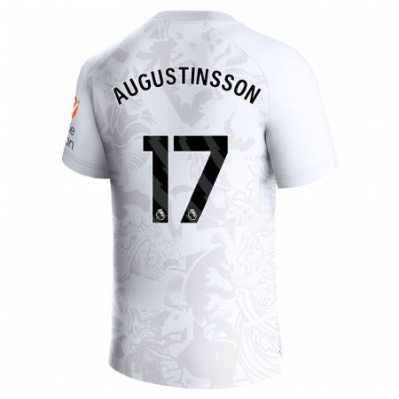Kandiny Niño Camiseta Ludwig Augustinsson #17 Blanco 2ª Equipación 2023/24 La Camisa Chile