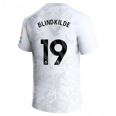 Kandiny Niño Camiseta Laura Blindkilde #19 Blanco 2ª Equipación 2023/24 La Camisa Chile