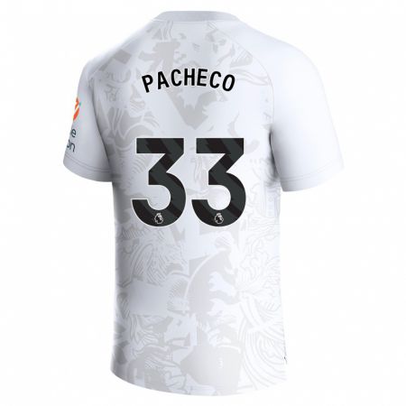 Kandiny Niño Camiseta Maz Pacheco #33 Blanco 2ª Equipación 2023/24 La Camisa Chile