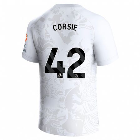 Kandiny Niño Camiseta Rachel Corsie #42 Blanco 2ª Equipación 2023/24 La Camisa Chile